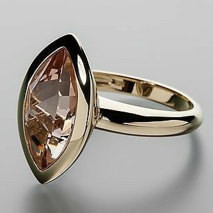 Vintage Oval Glass Golden Ring-Lydieannejewelry
