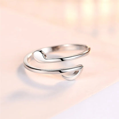 Elegant Adjustable Music Note Ring