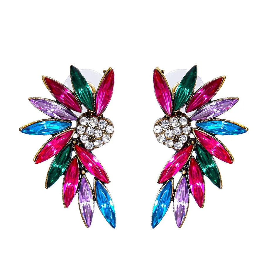 Heart Wings Earrings with Zirconias