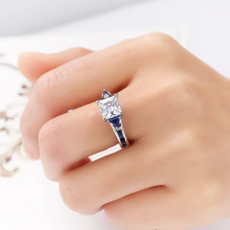 Premium Sparkling Zircon Ring