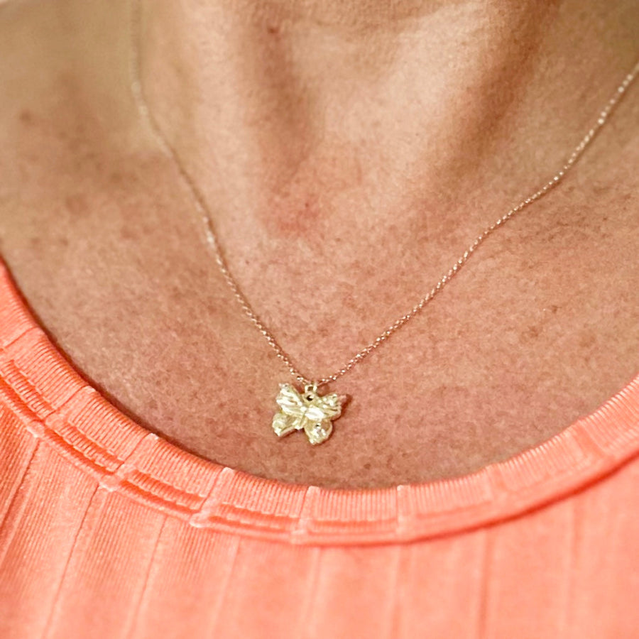 Farfalla Butterfly Necklace-Lydieannejewelry