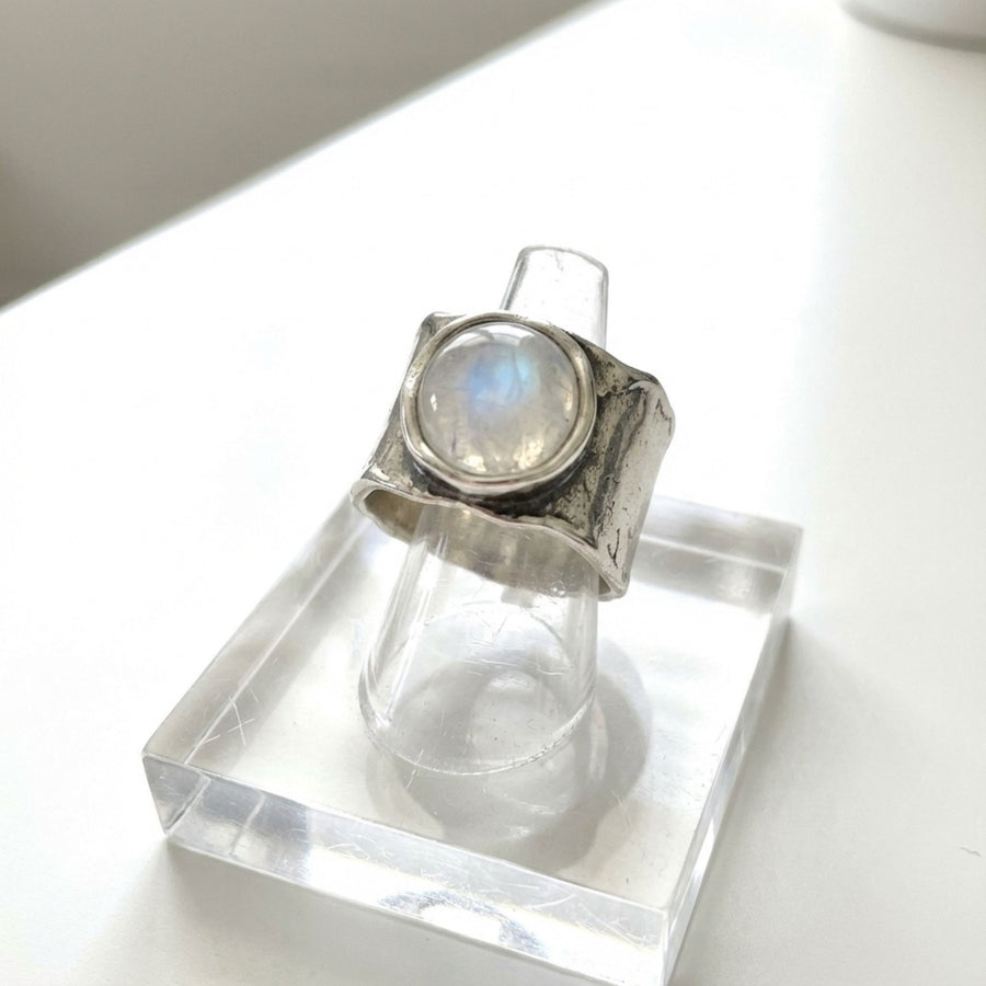 Moonstone Boho Ring