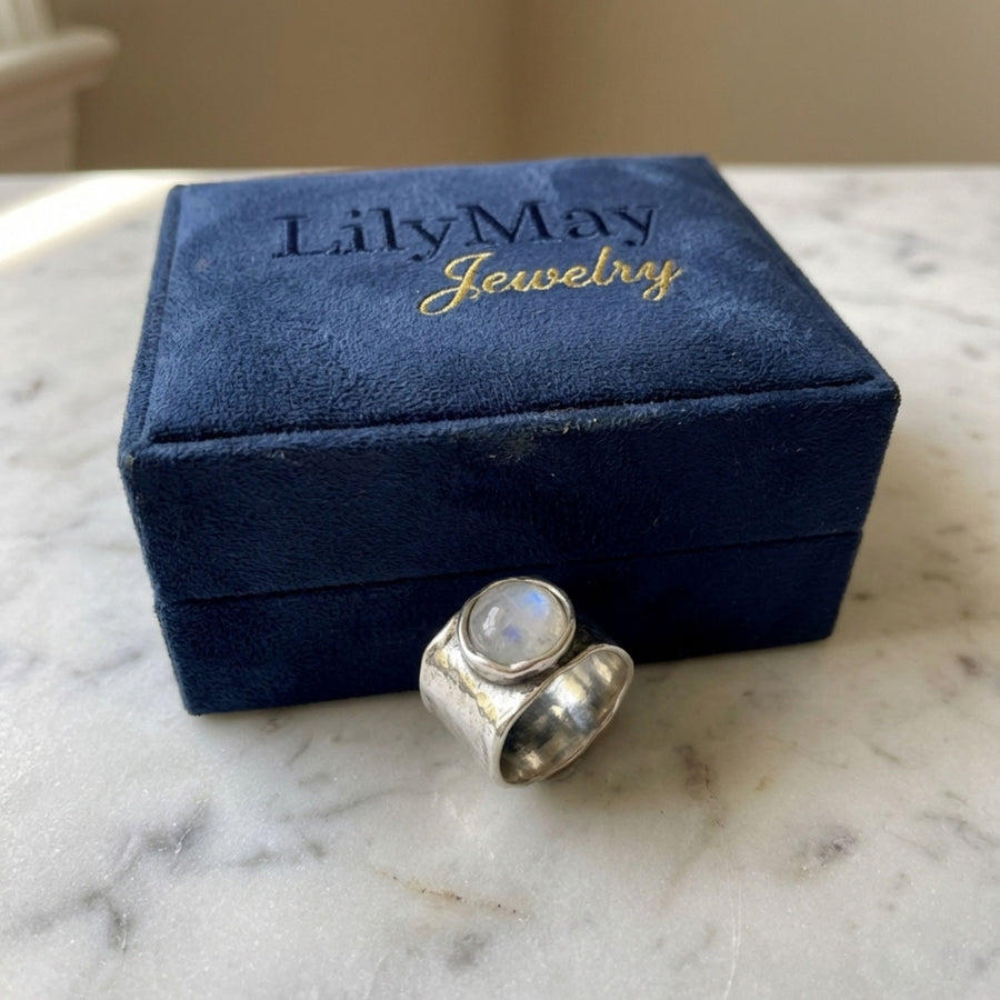 Moonstone Boho Ring