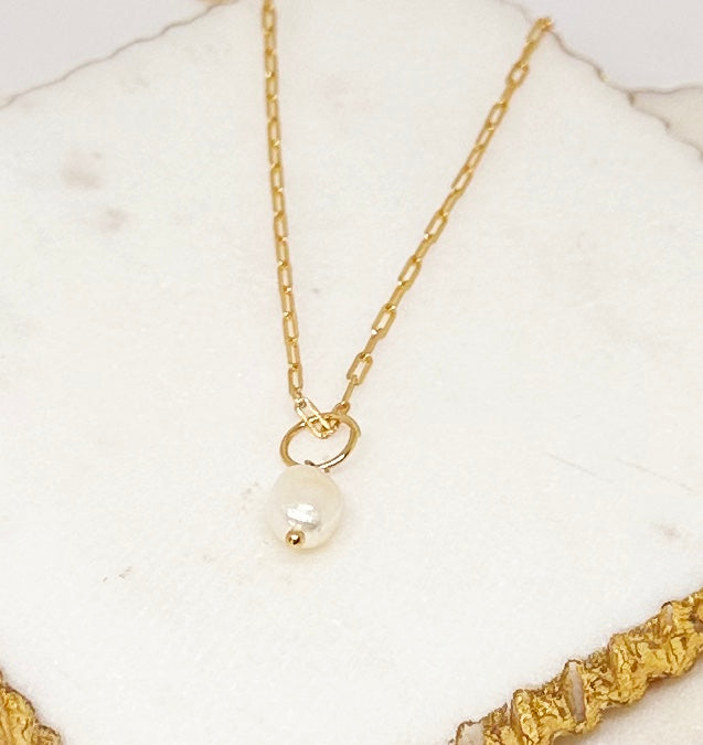 Oriana Pearl Necklace-Lydieannejewelry