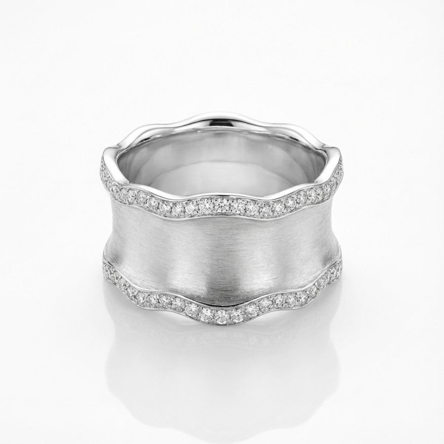 Vintage Silver Band Bright Ring