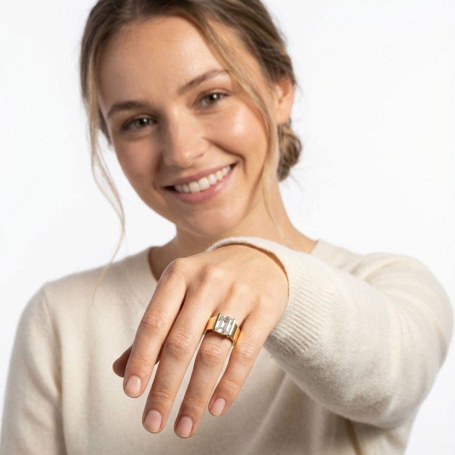 Vintage Princess Cut Ring
