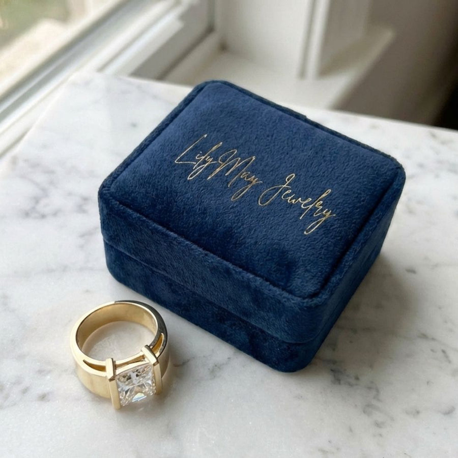 Vintage Princess Cut Ring