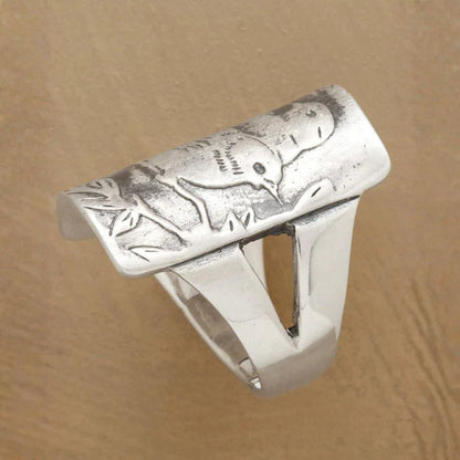 Vintage Lovebirds Ring