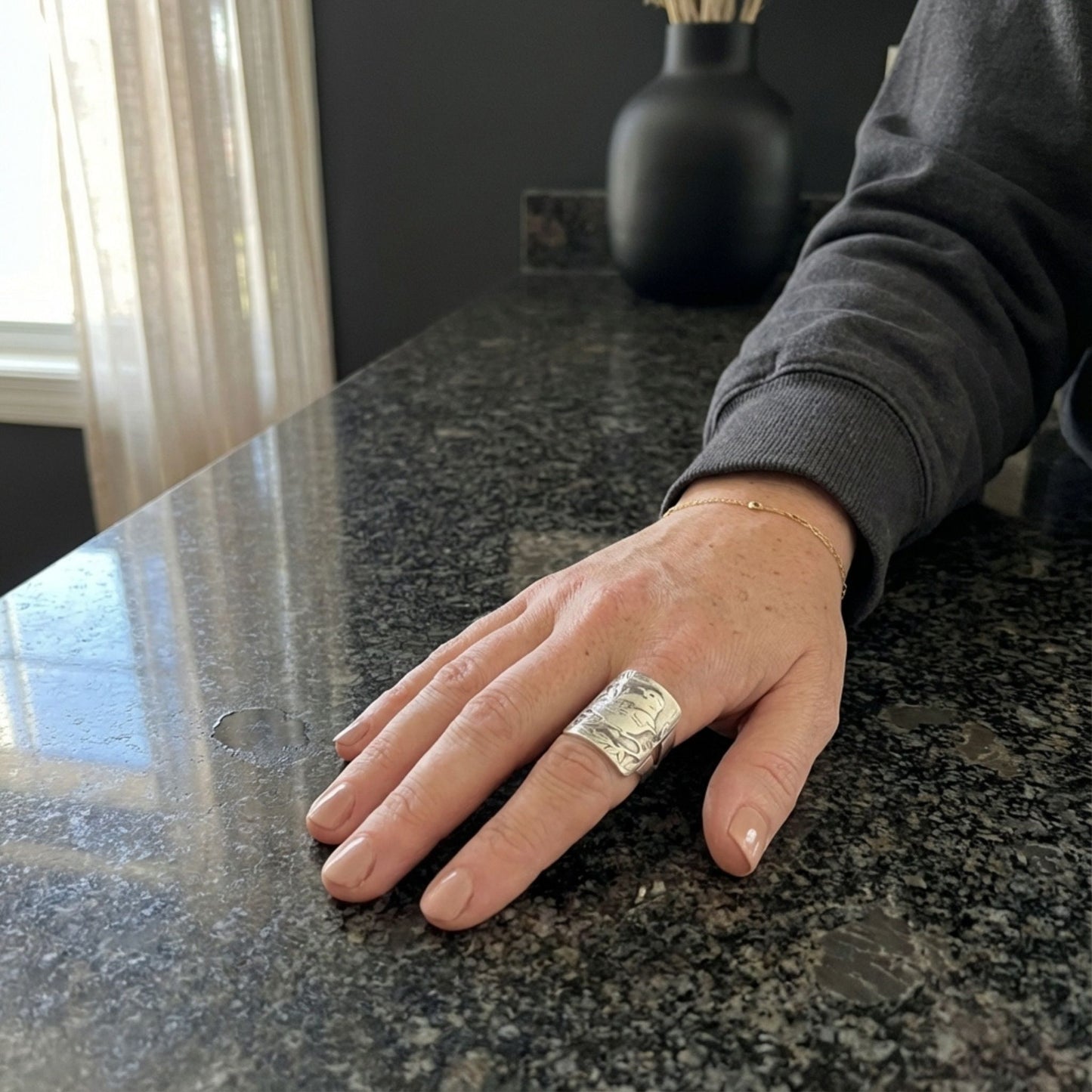 Vintage Lovebirds Ring