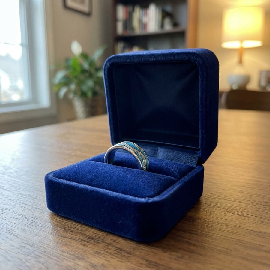 Vintage Beach Wave Series Ring