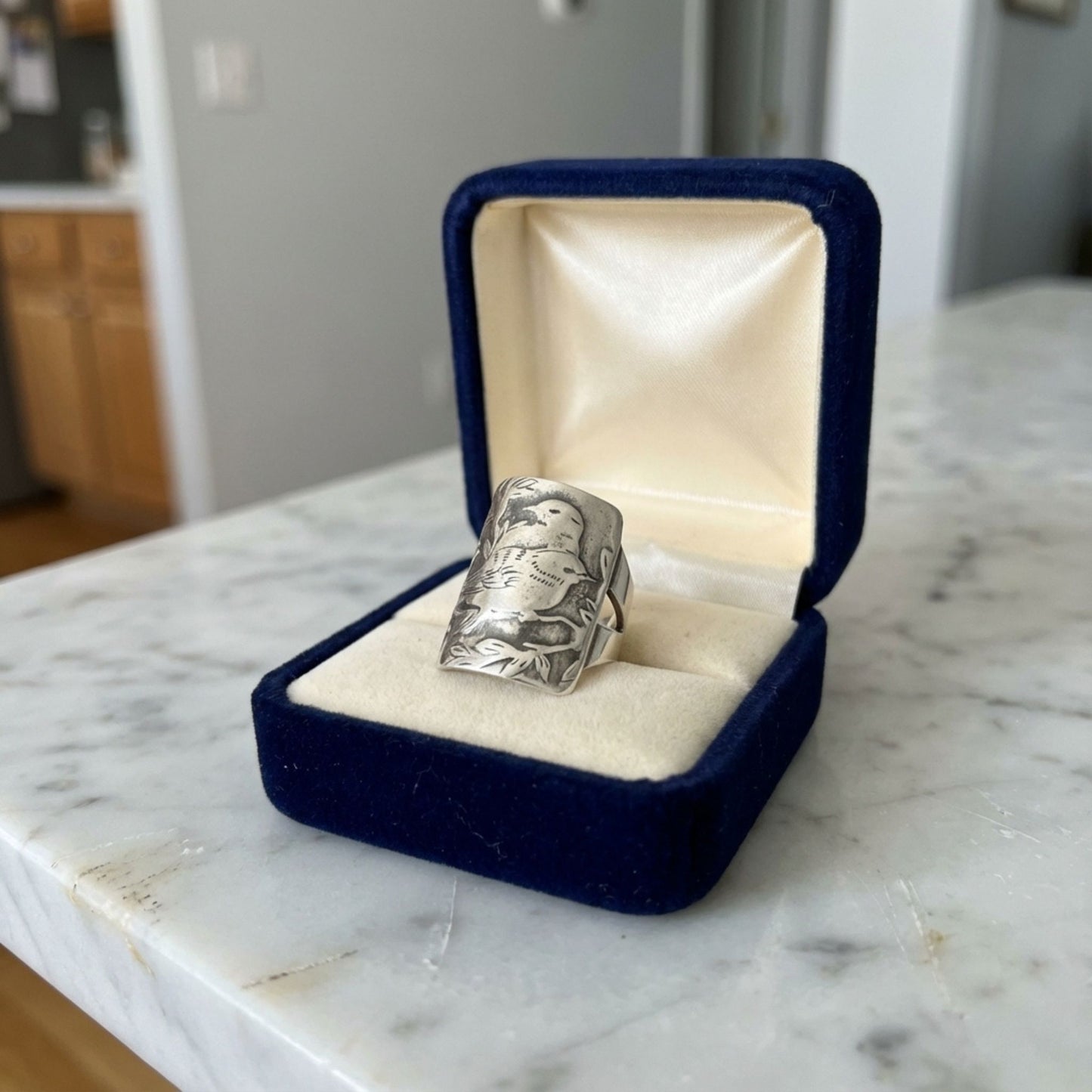 Vintage Lovebirds Ring