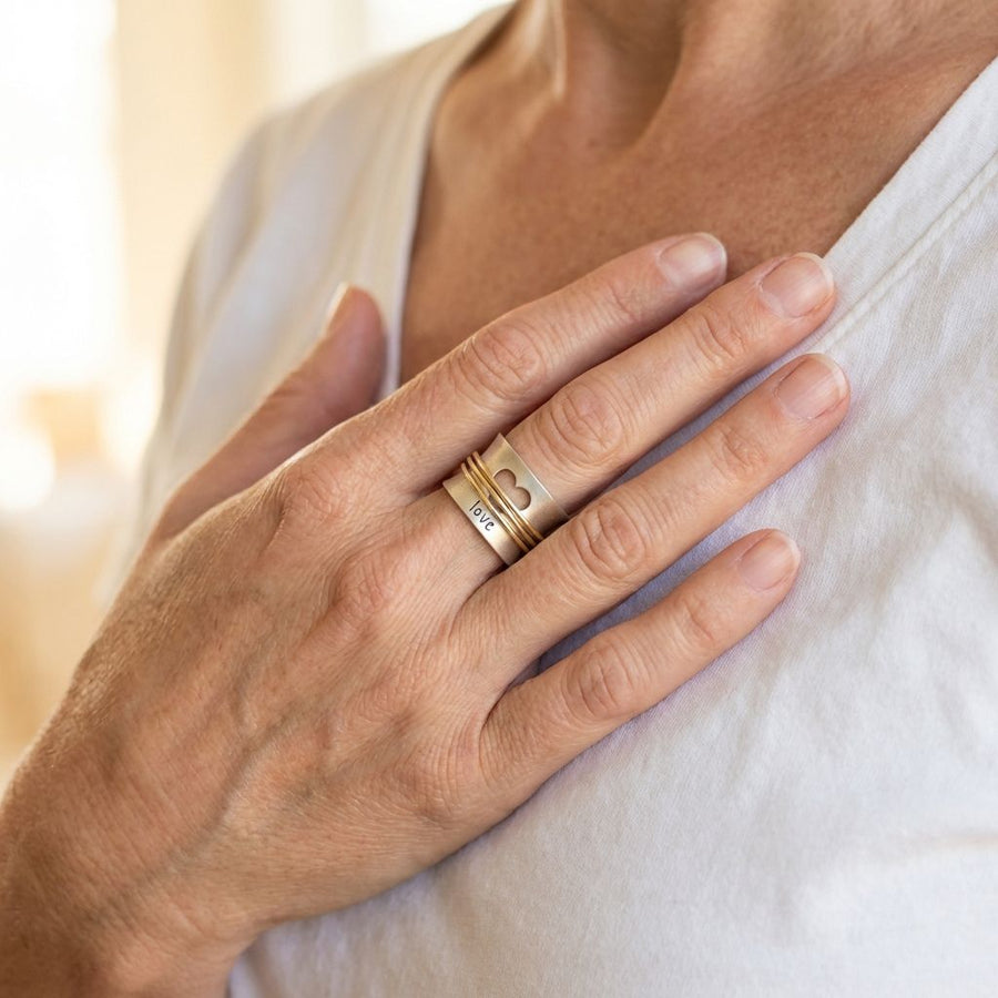 Vintage Timeless Love Ring