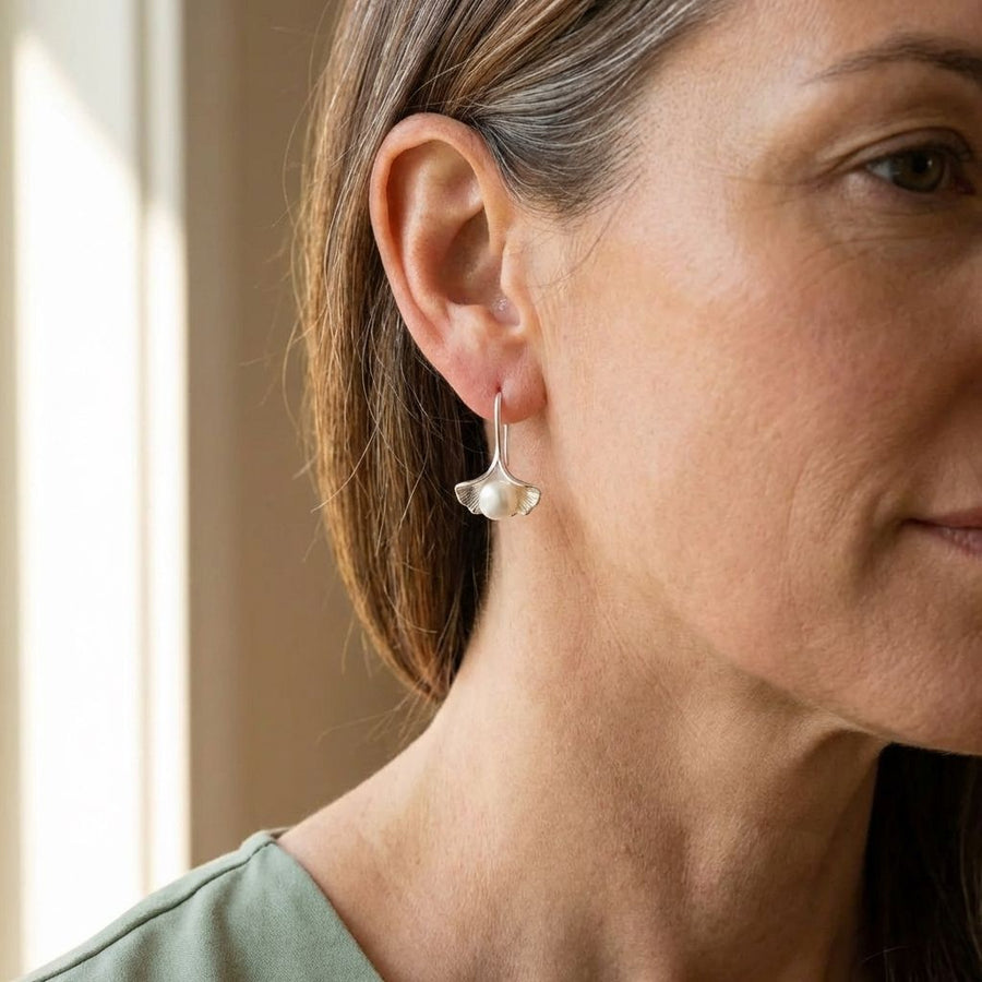 Fallen Flower Petal Earrings