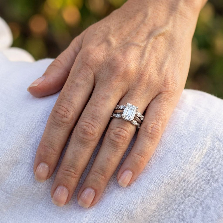 Vintage Silver Bright Layered Ring