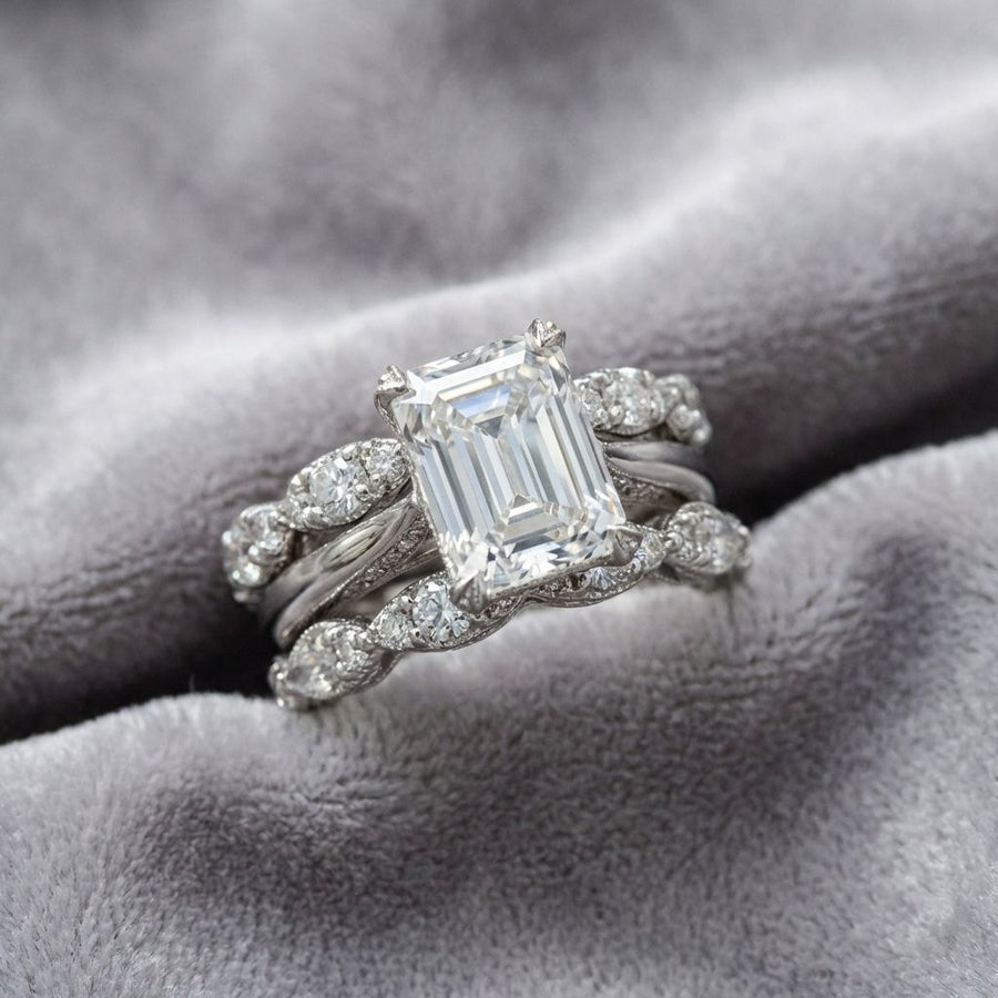 Vintage Silver Bright Layered Ring