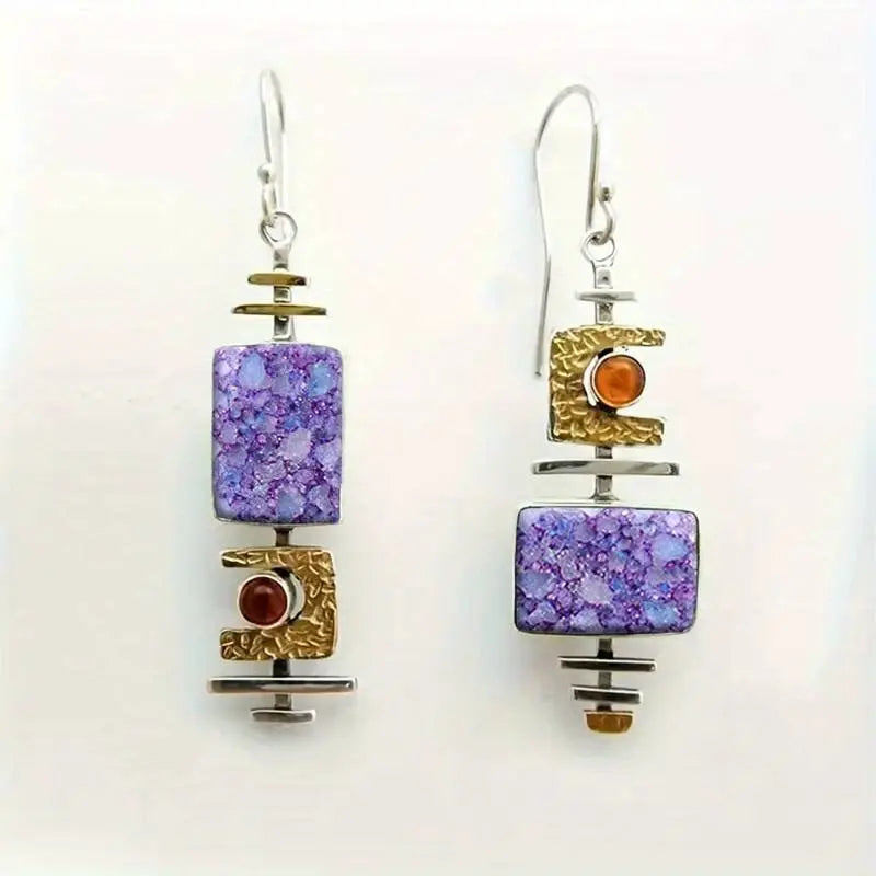 Vintage Lila Stein Old Earrings-USA Jewellery