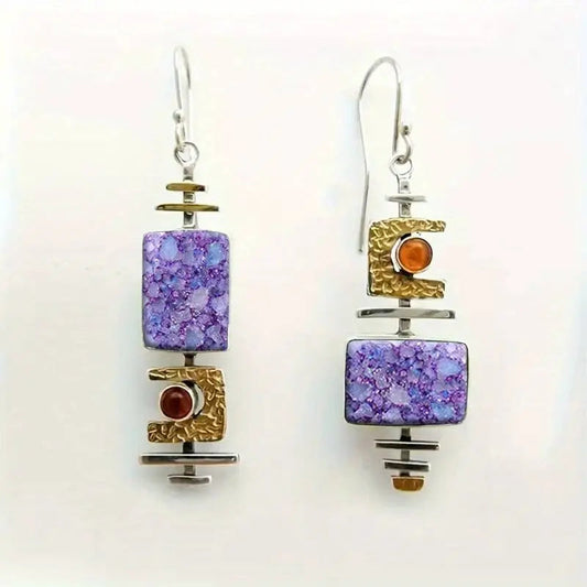 Vintage Lila Stein Old Earrings-USA Jewellery