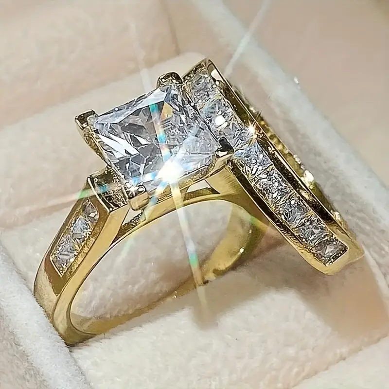 Vintage Gold Zirconia Ring Pack-Lydieannejewelry