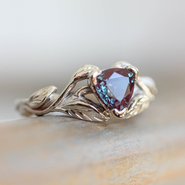 Vintage Colorful Crystal Ring-Lydieannejewelry
