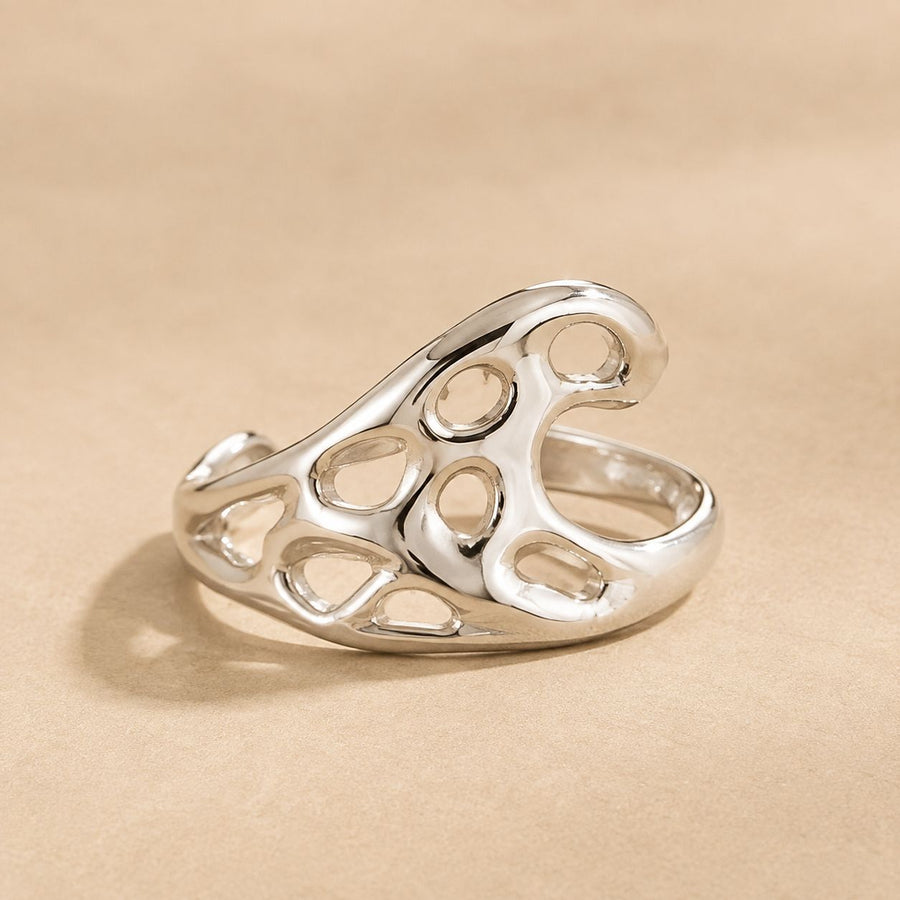 6-Piece Silver-Tone Boho Stackable Ring Set