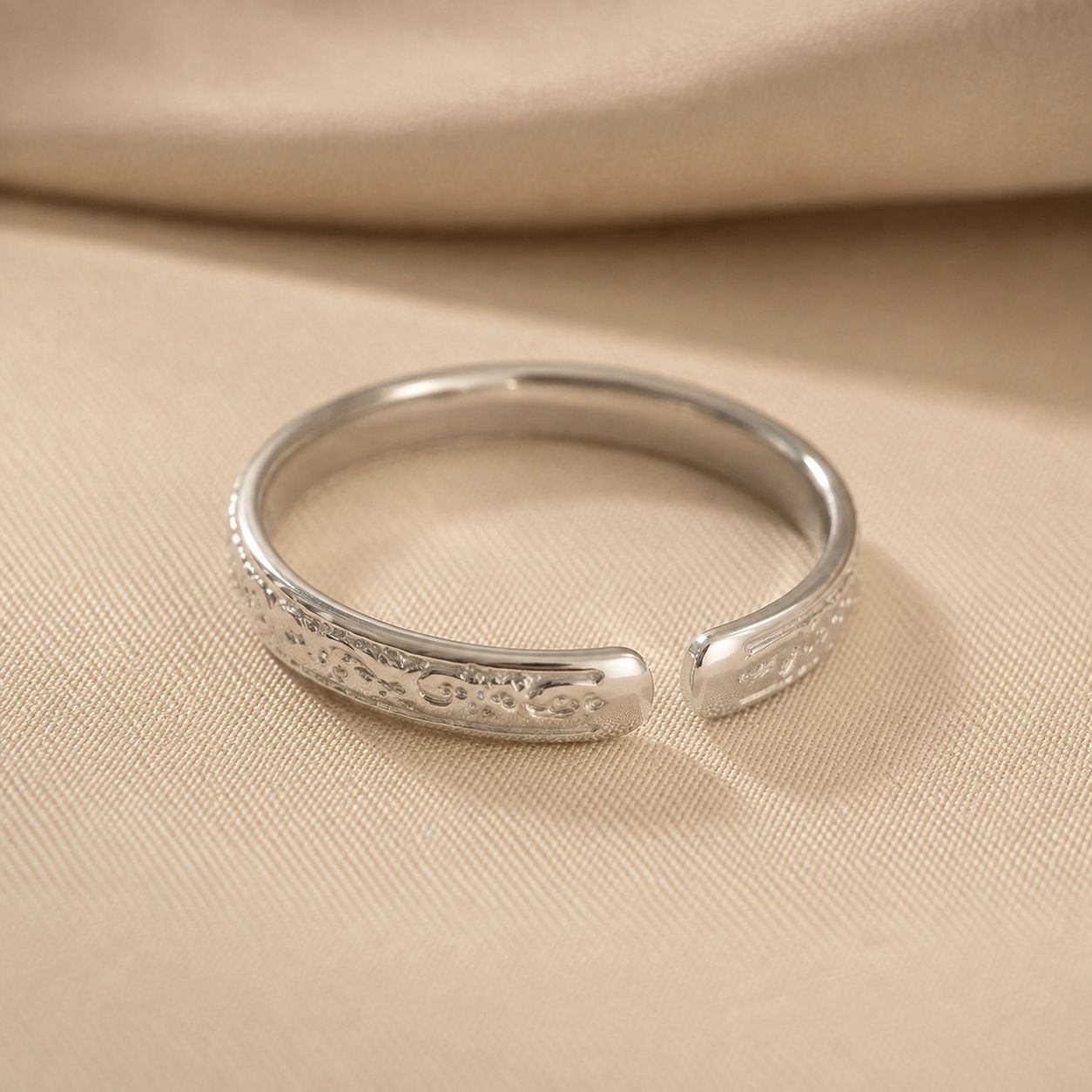 6-Piece Silver-Tone Boho Stackable Ring Set