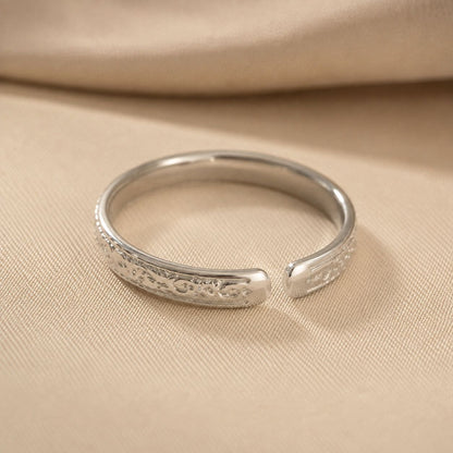 6-Piece Silver-Tone Boho Stackable Ring Set