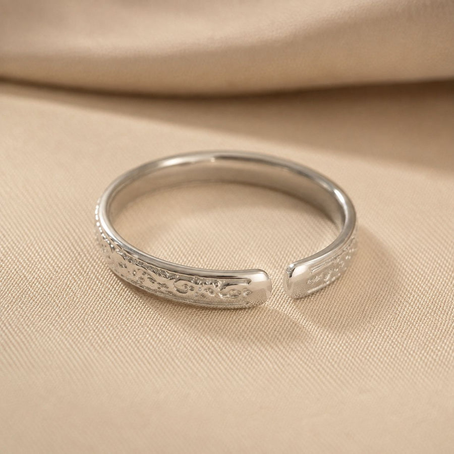 6-Piece Silver-Tone Boho Stackable Ring Set