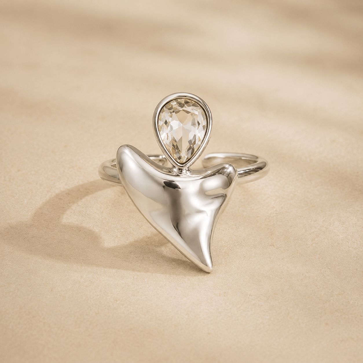 6-Piece Silver-Tone Boho Stackable Ring Set